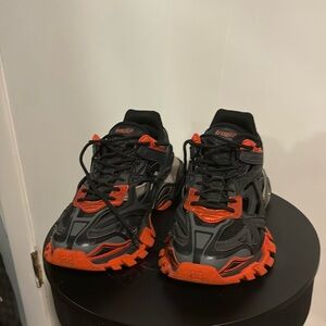 Balenciaga track orange/black